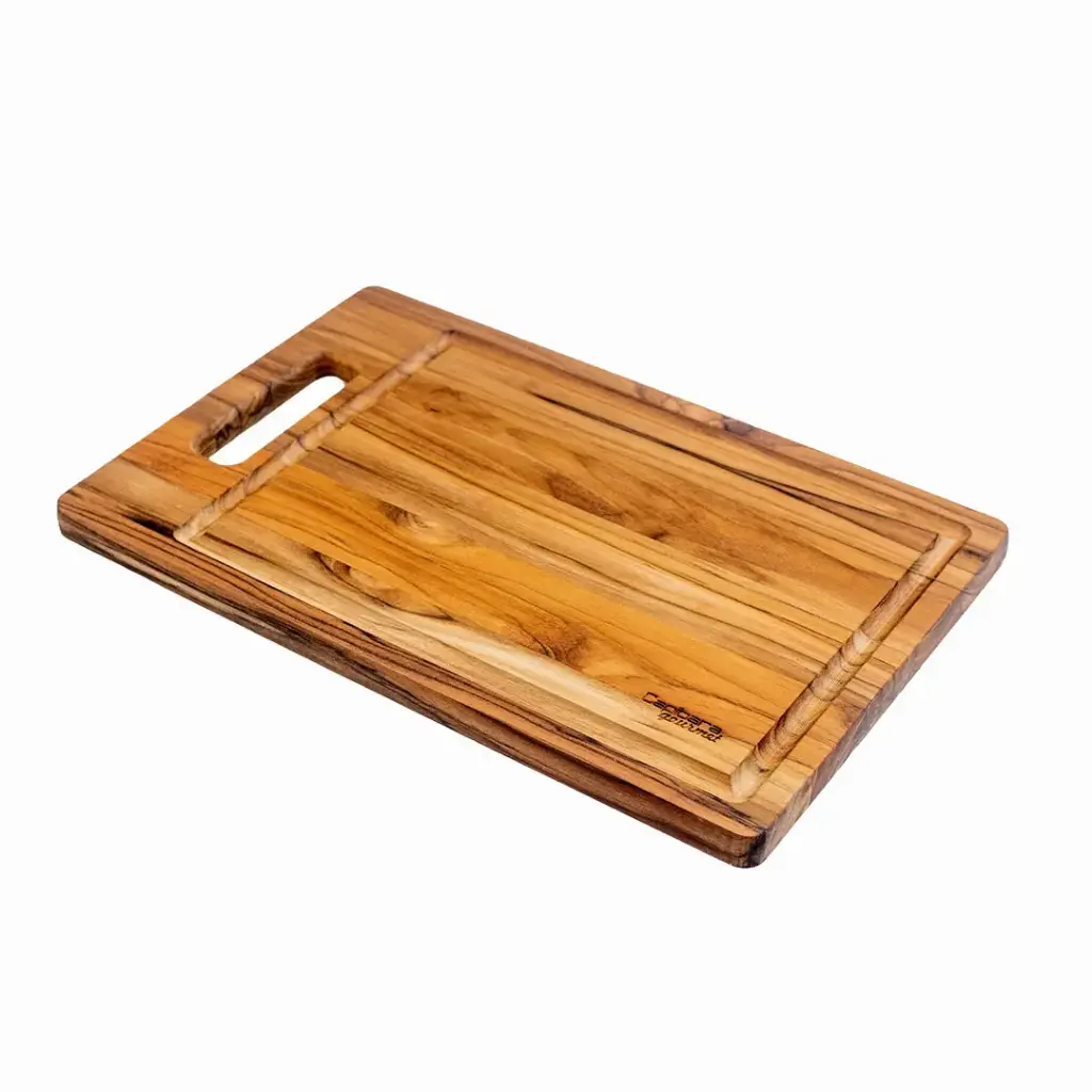 Tabla Teka Con Asa 25x39x1.8 cm