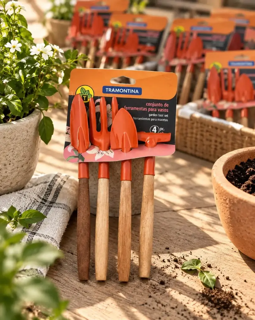 Set De Herramientas De Jardin Tramontina Mini 4 Piezas