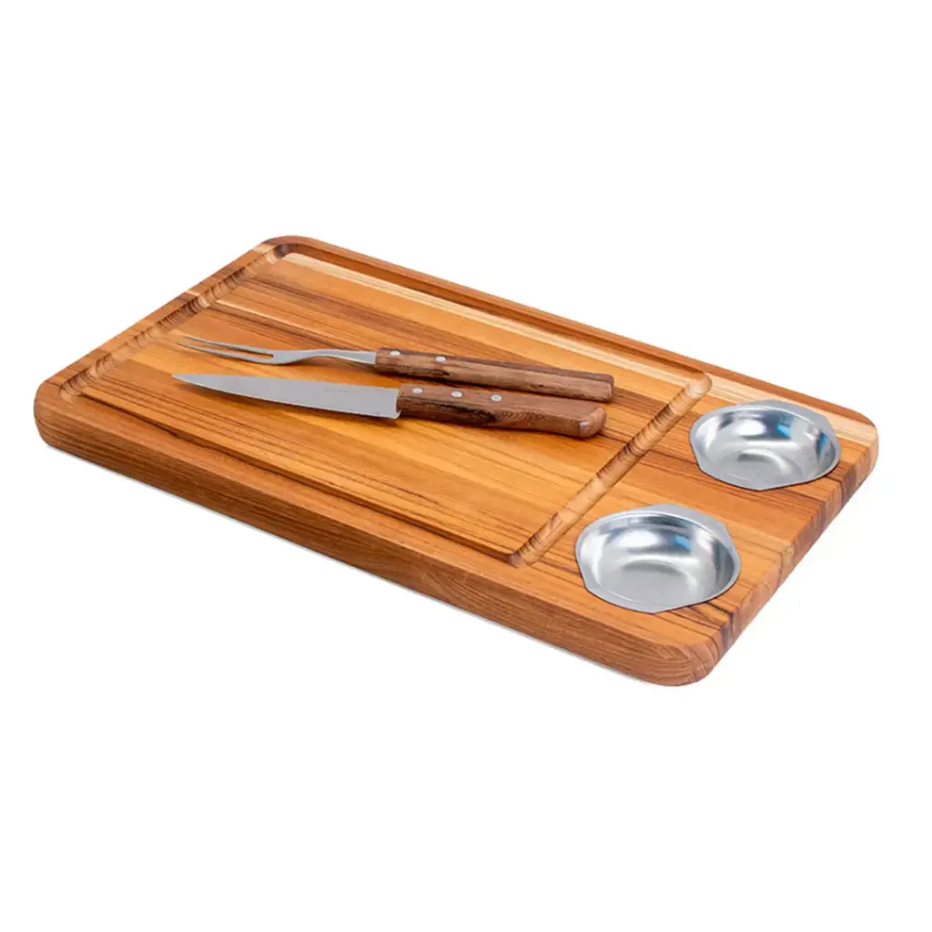 Set Tabla Teka Con 2 Recipientes 48x30x4 cm En Caja