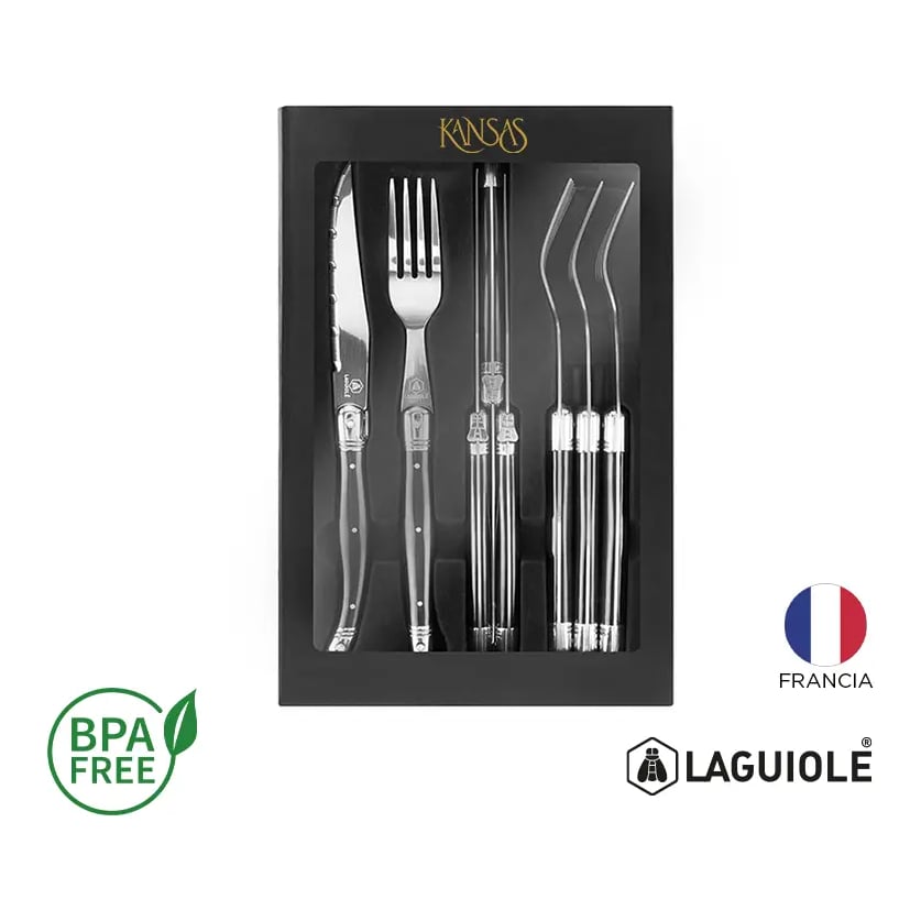 Set De 8 Cubiertos Laguiole