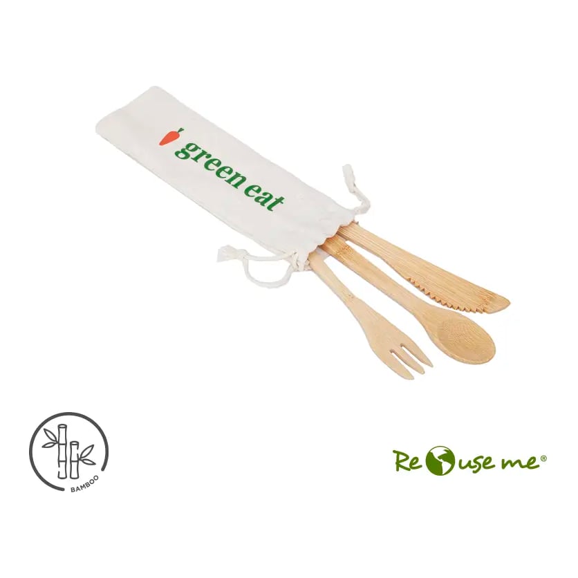 Set De Cubiertos Bamboo