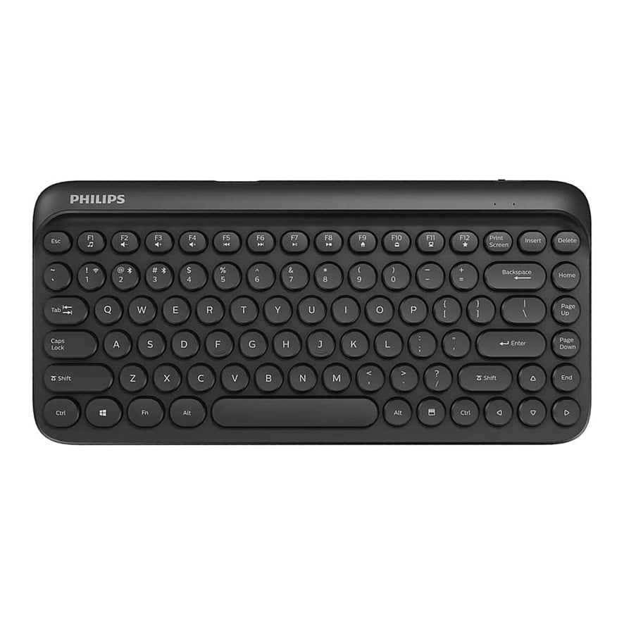 Philips Teclado K624 Wireless &amp; Bluetooth Black