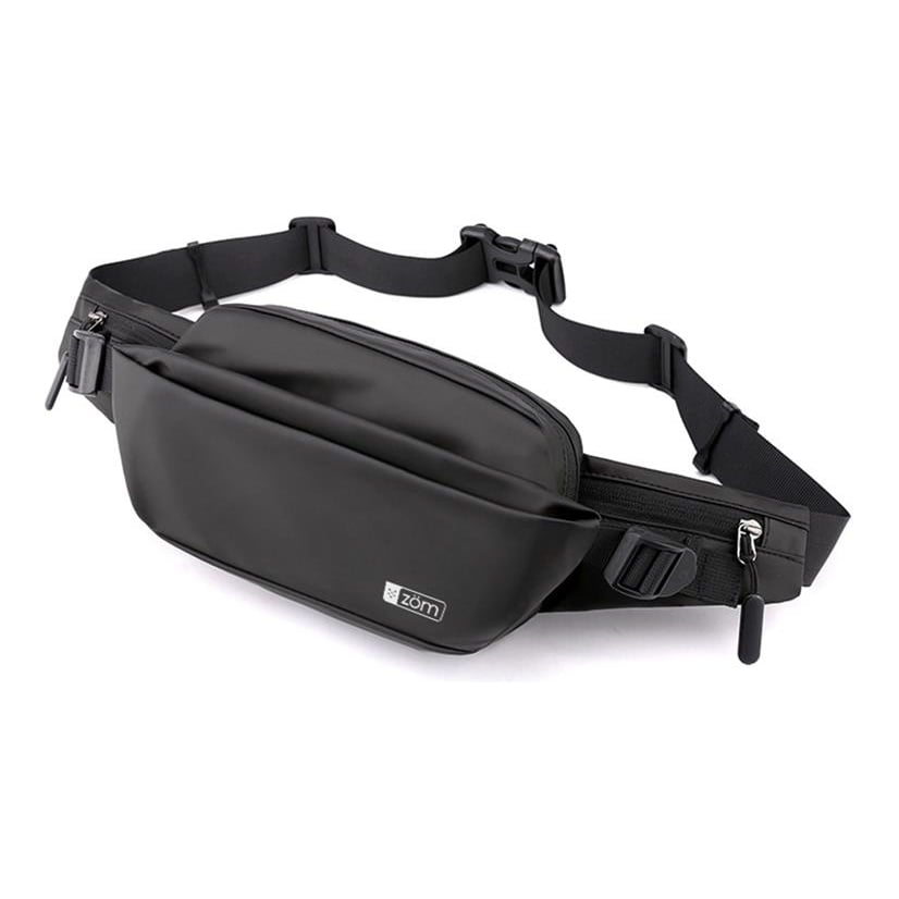 Zom Riñonera Porto Fanny Pack Crossbody Zc-107b Black 7"