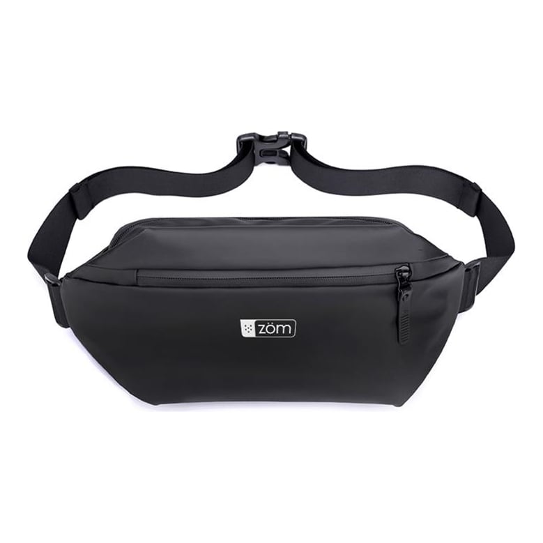 Zom Riñonera Rio Fanny Pack Crossbody Zc-108b Black 7"