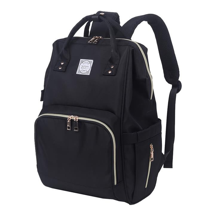 Zom Mochila Mommy Zb-228bk Maternal Black