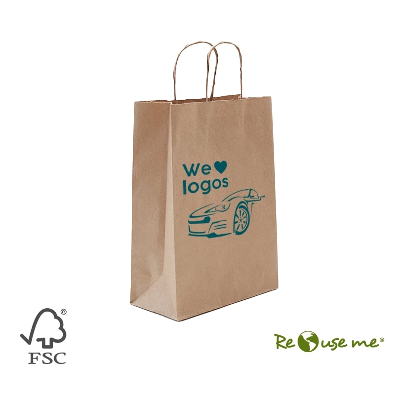 Bolsa Kraft 22x10x30