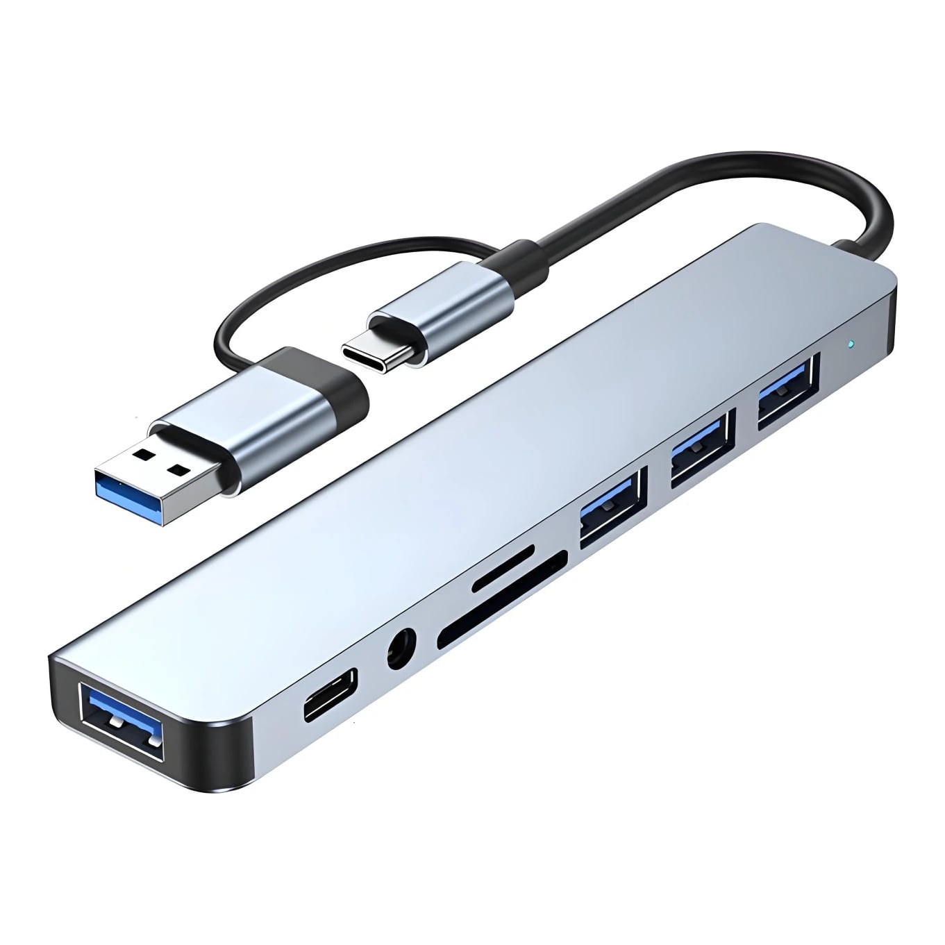 Hub Multipuerto 8 En 1 Ultra Slim