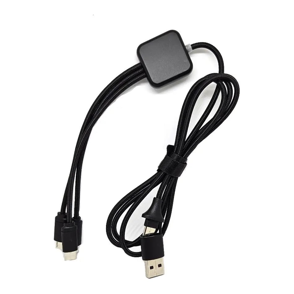 Cable 4 En 1 Con Logo LED