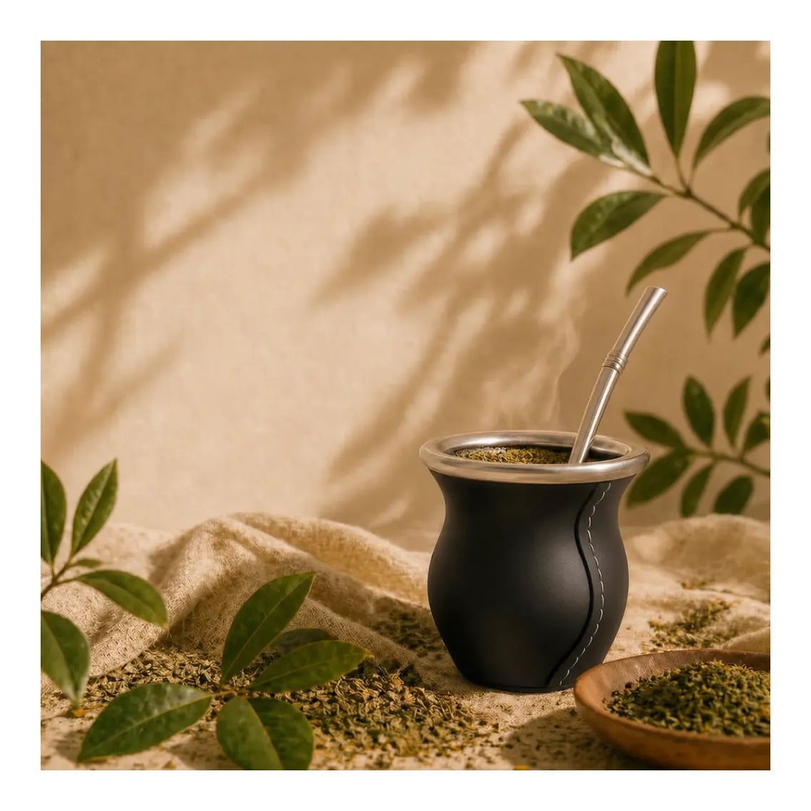 Mate Cristal Con Bombilla