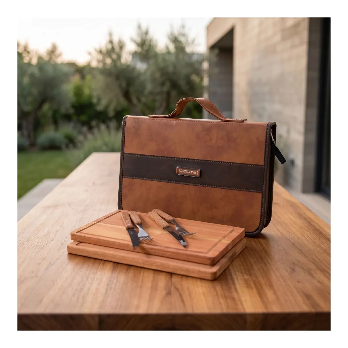 Porta Tablita X2 Rectangular Con Cierre