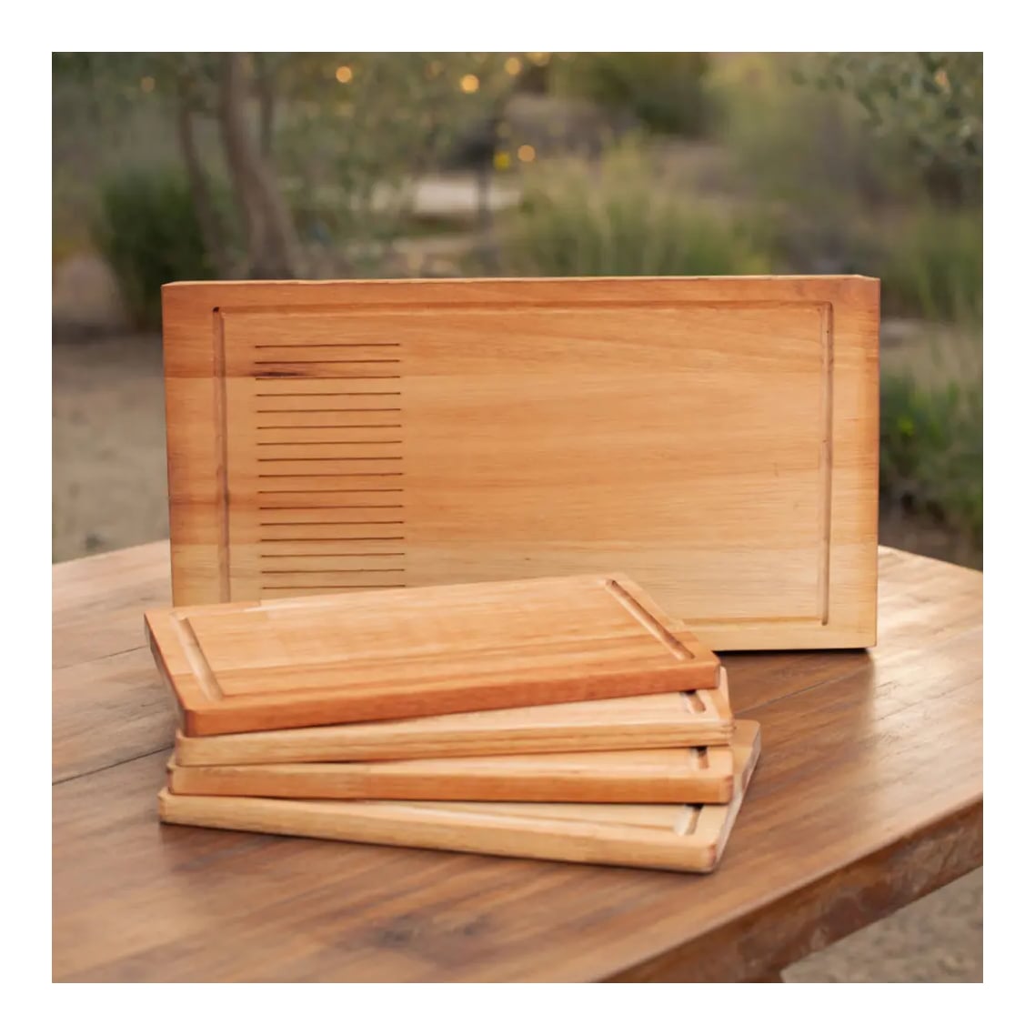 Tabla N°2 Con 4 Platos Rectangulares