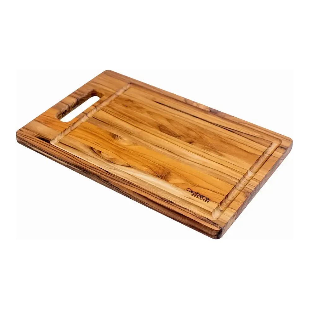 Tabla Teka Con Asa 25x39x1.8 cm