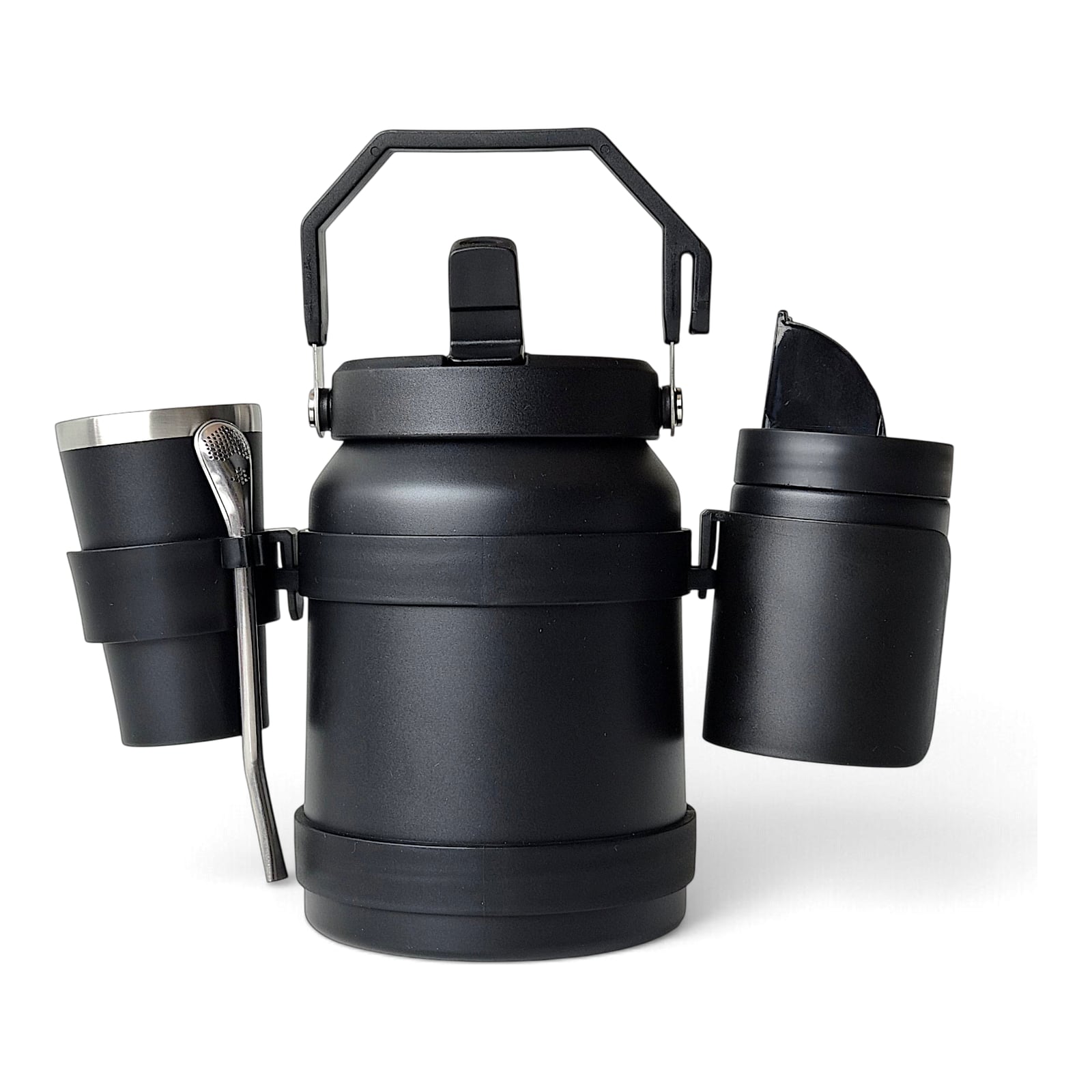 Kit Termo Acero Inoxidable 1 5 Litros Con Mate