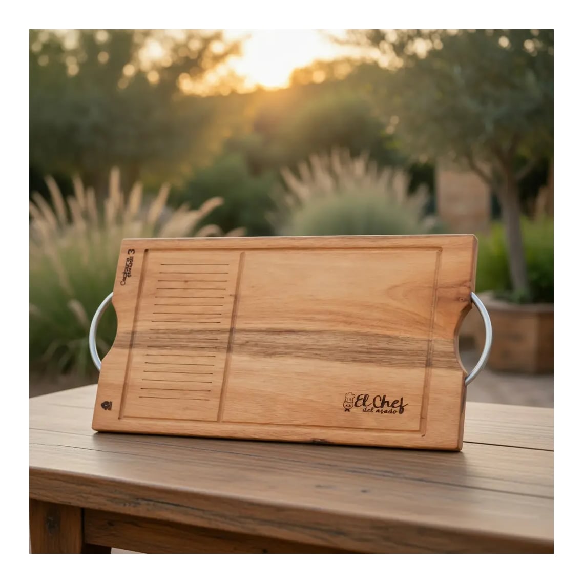 Tabla Gourmet Con Manija N°3 26x48 cm