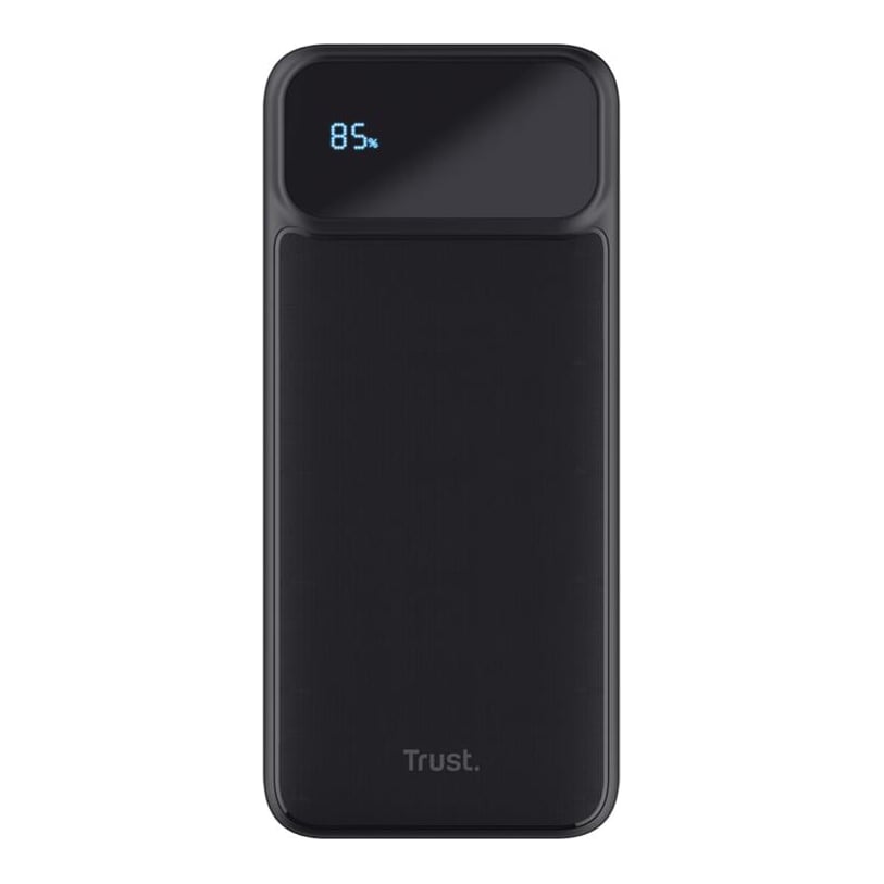 Power Bank 10000 mAh Trust Avala Carga Rapida Black